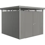Biohort HighLine H4 2,75 x 2,75 m quarzgrau-metallic Doppeltür