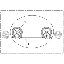 NORRES Absaug- und Gebläseschlauch CP SIL 460 60mm/72mm 6m