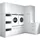 laundreezy Mehrzweckschrank-Set 253 x 238 x 68 cm Weiß