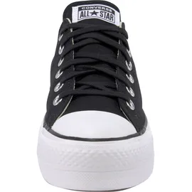 Converse Chuck Taylor All Star Platform Low Top Black/Black/White 37