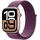 Apple Watch Series 10 GPS + Cellular 42 mm Aluminiumgehäuse roségold Sport Loop pflaume