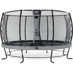 EXIT Elegant Premium Trampolin ø427cm mit Deluxe Sicherheitsnetz - grau EINHEITSGRÖSSE