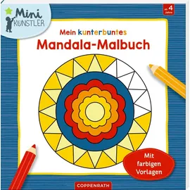 Coppenrath Verlag Mein kunterbuntes Mandala-Malbuch