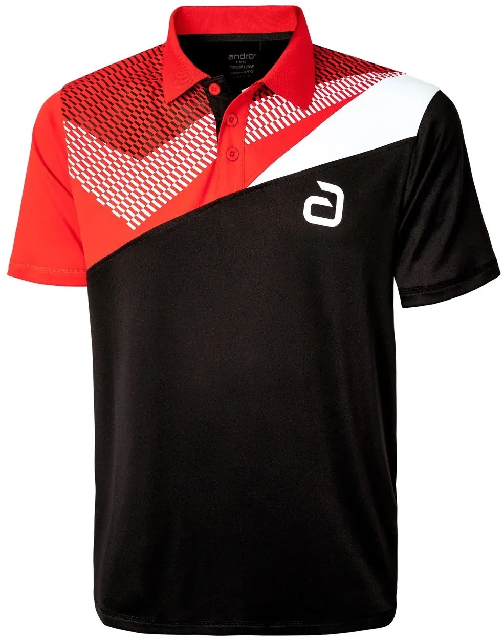 andro Shirt Lavor schwarz/rot 152 - 152