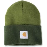 CARHARTT Knit Cuffed Two-Tone, Mütze, - Grün/Dunkelgrün - Einheitsgröße