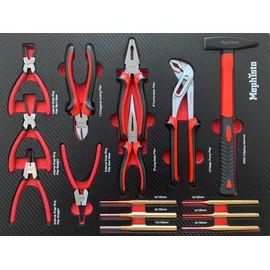 Mephisto Werkzeugwagen Einlagen Set mit 7 verschiedenen Einlagen Standard I