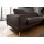 W.Schillig Ecksofa "piedroo, Designsofa mit tollem Sitzkomfort, bequem und elegant, L-Form", braun (mocca s37), B:303cm H:70cm T:193cm, Stoff S37 (100% Polyester): Luxus-Microfaser in Lederoptik, Sofas, Ecksofa, Kopfteilverstellung, wahlweise mit