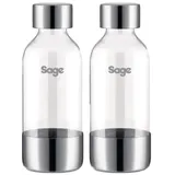 Sage Flasche 0,6 l + 2er Set + gebürsteter Edelstahl