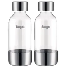 Sage Flasche 0,6 l + 2er Set + gebürsteter Edelstahl