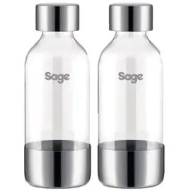 Sage Flasche 0,6 l + 2er Set + gebürsteter Edelstahl