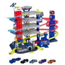 MAJORETTE Super Chase Center+5 Vehicles