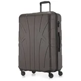 Suitline Hartschalenkoffer Trolley 4-Rollen 76 cm / 96-110 l titan