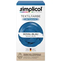 Simplicol Textilfarbe intensiv Royal-Blau 150g