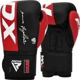 rdx-sports Boxhandschuhe F4, rot, für Kinder & Erwachsene, Trainingshandschuhe aus Kunstleder, mit Klettverschluss, 16oz