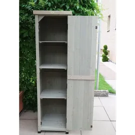 HABAU Gartenschrank Ben 45 x 160 x 45 cm Grau