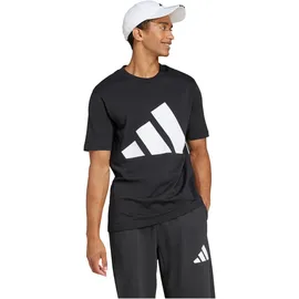 adidas Essentials Big Logo Kurzarm-T-Shirt Black / White 2XL