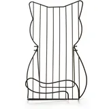 Kikkerland Cat Book Stand Buchstütze Schwarz