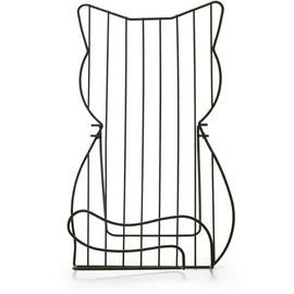 Kikkerland Cat Book Stand Buchstütze Schwarz