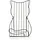 Kikkerland Cat Book Stand Buchstütze Schwarz