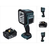 Makita DML 812 T1 Akku LED Handstrahler 18 V 1250 lm + 1x Akku 5,0 Ah - ohne Ladegerät