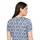 Betty Barclay Satinbluse mit Print Blau/Weiß 44