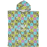 Roxy Badeponcho "Rg Stay Magical Printed", grün letter up, Obermaterial: 100% Baumwolle., Hausmäntel