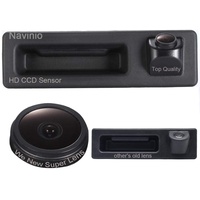 Navinio Super Pro HD Auto Kamera Rückfahrkamera für BMW 118 316 318 320 325 328Li 120i 335 320i 330i 335 520 523 530 X1 X5 X6 E39 E46 E53 E82 E88 E90 E91 E92 E93 E60 E61 E70 E71 E72(Model B=162*48mm)