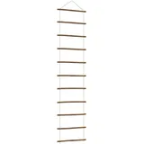 vidaXL Wanddekoration in Leiterform 50x200 cm Natürlicher Zweig