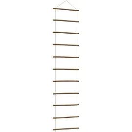 vidaXL Wanddekoration in Leiterform 50x200 cm Natürlicher Zweig