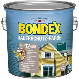 Bondex Dauerschutz-Farbe 2,5 l moosgrün seidenglänzend