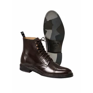 Gordon & Bros Herren Budapester Schuhe Braun einfarbig - 45