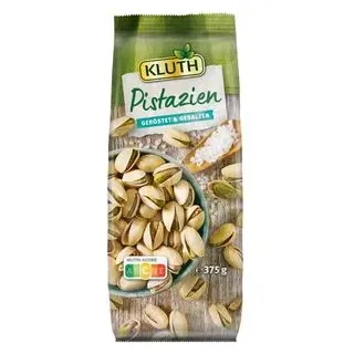 Kluth Pistazien geröstet und gesalzen, ungeschält, 375g