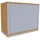 FM Büromöbel Rollladenschrank Holz 100,0 x 44,2 x 78,1 cm braun
