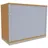FM Büromöbel Rollladenschrank Holz 100,0 x 44,2 x 78,1 cm braun