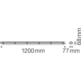 LEDVANCE LED-Feuchtraumleuchte DPVAL120020W4000IP65
