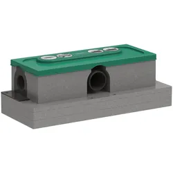 hansgrohe uBox universal Grundkörper für Duschrinnen Ablaufgehäuse für Standard Installation 01001180