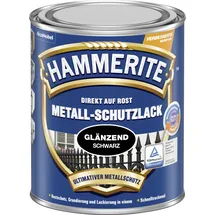 Hammerite Metall-Schutzlack 2,5 l schwarz glänzend