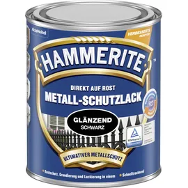 Hammerite Metall-Schutzlack 2,5 l schwarz glänzend