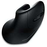 CSL – Ergonomische Kabellose Maus für Rechtshänder, Bluetooth, 1000-2400 DPI, 8 Tasten, gegen Mausarm/Tennisarm (RSI Syndrom), kompatibel mit PC, Computer, Laptop, Mac, Schwarz