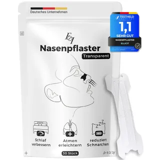 El Dorado Nasenpflaster Transparent 30 St.