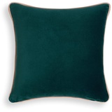 BASSETTI Uni Kissenhülle zu Tischwäsche - Velour, aus 90% Baumwolle und 10% Polyester, in der Farbe Verde Pino 45x45 cm