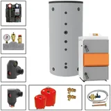 Solarbayer HVS 25 E Holzvergaser SET 1A (1000L Pufferspeicher) Holzkessel Paket