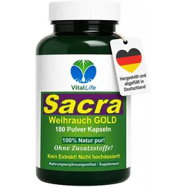 VitalLife Weihrauch Boswellia Sacra GOLD 180 Kapseln