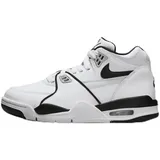 Nike AIR Flight 89 (GS) Unisex-Kinder Schnürschuhe, Weiß/Schwarz/Wollgrau, 39 EU - 39 EU