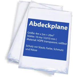 Vago-Tools Abdeckfolie Plane 4x5m 10my