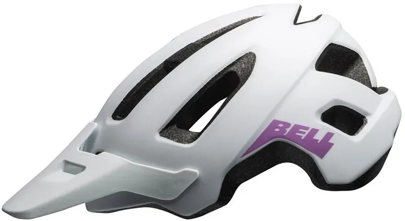 Fahrradhelm Bell  Nomad white/purple - Weiß