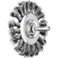 Pferd tools Rundbürste gezopft RBG Ø76x12 mm Schaft-Ø6 mm