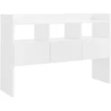 vidaXL Sideboard 105 x 70 x 30 cm Hochglanz-Weiß