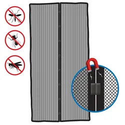 ProPlus 770522 Fliegengittertür mit Magnetverschluss Fliegengitter Tür Camping