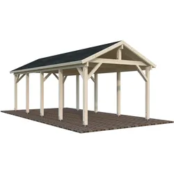 Palmako Carport Robert 23,1 m2 - naturbelassen
